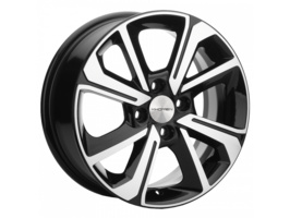 Khomen Wheels KHW1501 (Vesta) 6x15 4x100 ET50 60.1 Black-FP